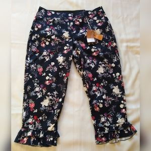NWT Lane Bryant The Allie Slim Ankle Floral Pants